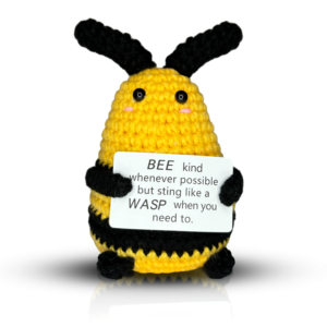 Positive bee Crochet