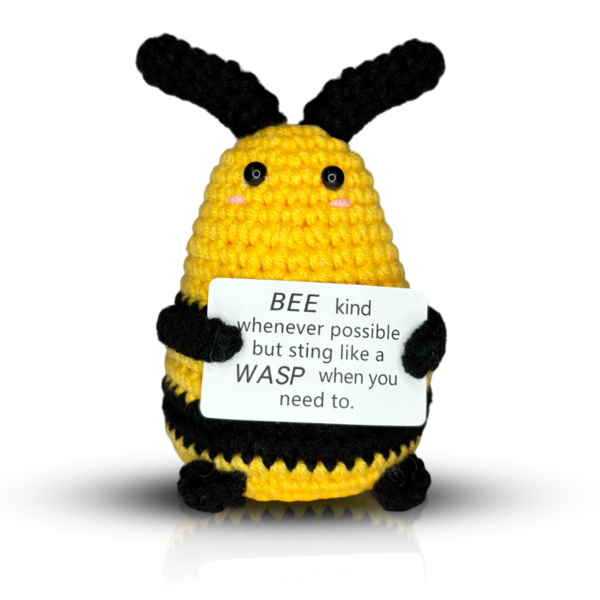Positive bee Crochet