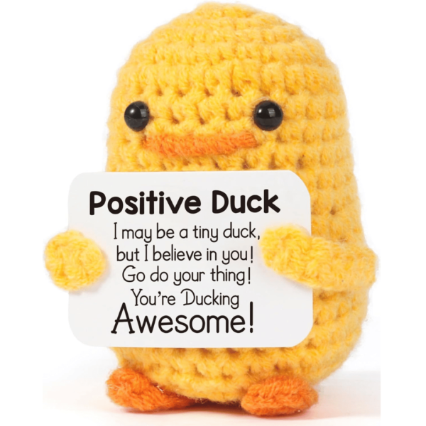 Inspirational Crochet Positive Duck